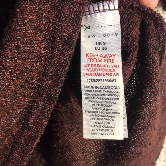 Red 3/4 Sleeved Sweater! - Picture 3 of 4